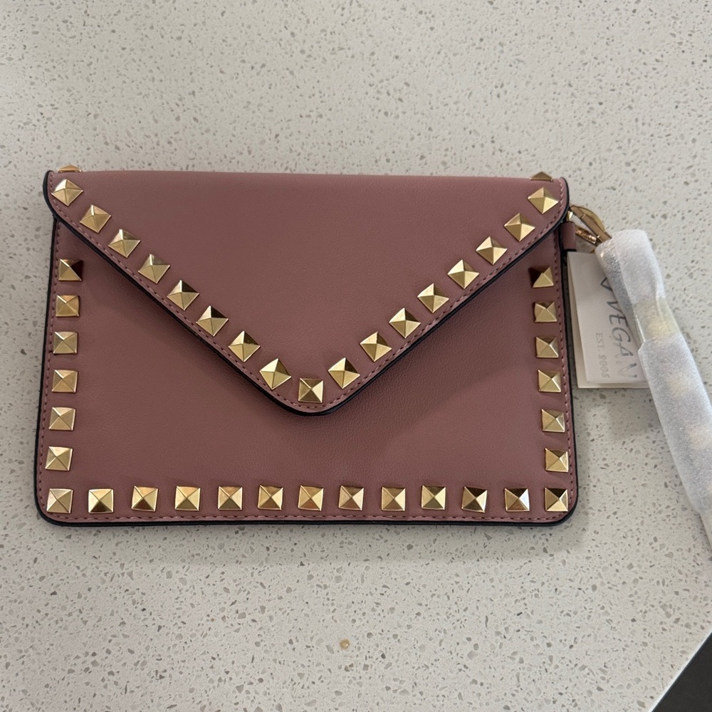 Pink Studded Women's Bag